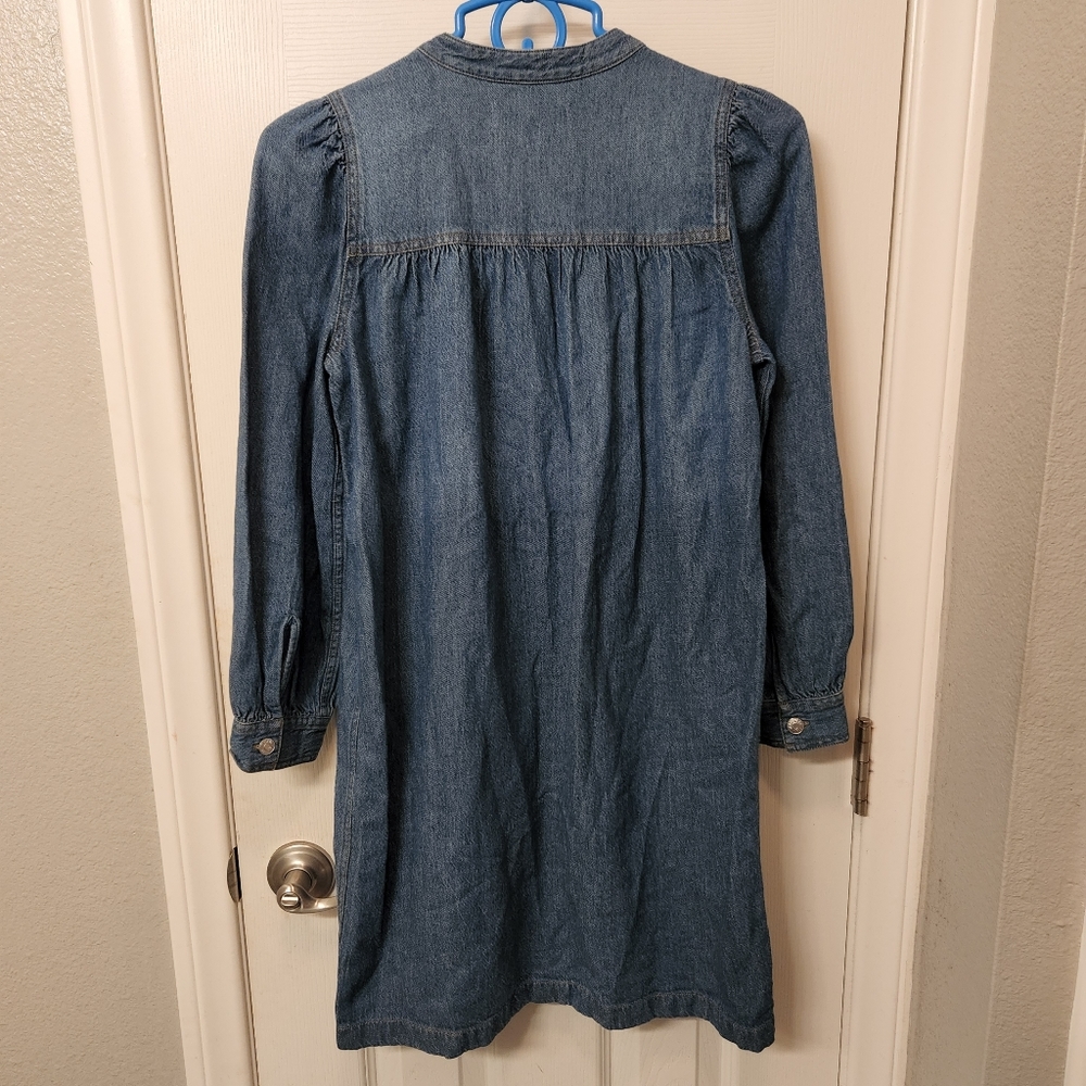 Madewell patch pocket denim dress xxs - Picture 5 of 6